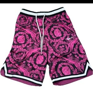 Nike Dri-FIT DNA Exploration Series basketball shorts  black Fireberry pink